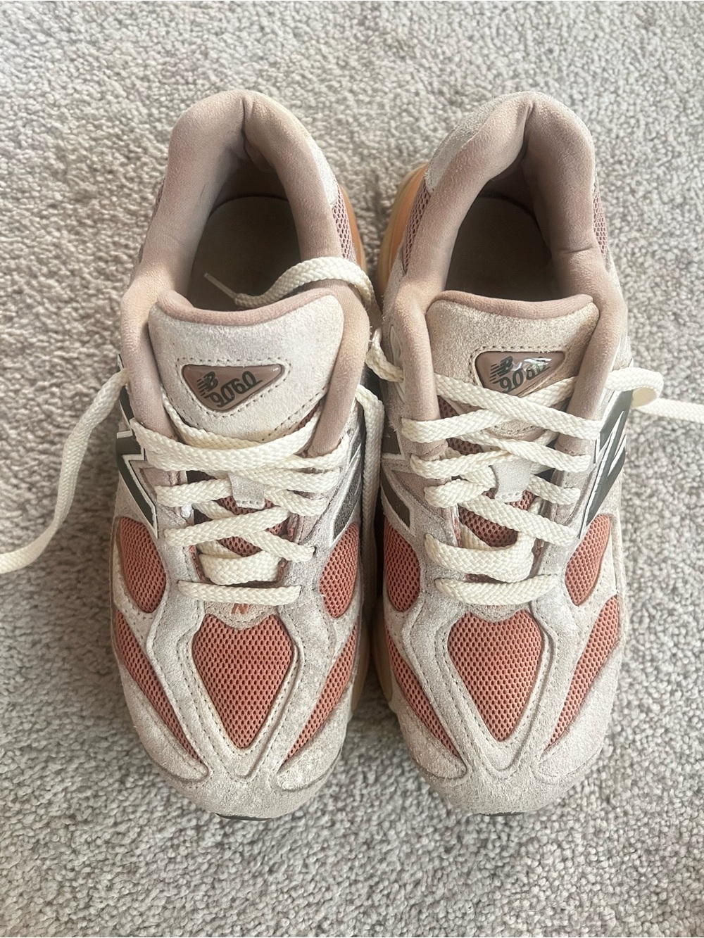 New Balance Girls' (women’s 8) Athletic Sneakers in Blush Pink and Cream